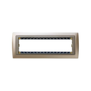 Frame 4 elements with frame holder 1 row matt champagne interior champagne Simon 82 Centralisations