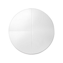 Tecla doble para mecanismos de mando blanco Simon 88