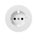 Tapa con dispositivo de seguridad para la base de enchufe schuko blanco Simon 88