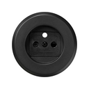 Couvercle avec dispositif de sécurité pour la prise française graphite Simon 88