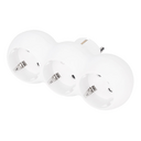 ADAPTADOR BRANCO, TRIPLO, FRONTAL DE 16 A, 250 V SIMON BRICO