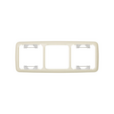 Thermostable frame for 3 elements ivory Simon 31