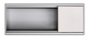 Aluminum profile Ofiblock Compact with 2 elements white Simon K45