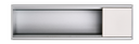 Aluminum profile Ofiblock Compact with 3 elements white Simon K45