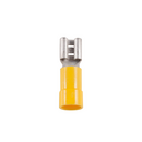 Terminal de encaixe pré-isolado de 4-6 mm² com ø de 6,3-0,8 mm, 10 unidades em amarelo da 