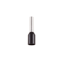 PUNTERA PLATEADA PREAISLADA 1,5MM² Ø8MM 10 UNIDADES NEGRO Simon Brico