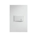 Placa 1 módulo con 1 pulsador unipolar blanco Simon 23