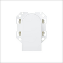 Conector fibra óptica dúplex Simon 100 blanco mate
