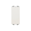 Interruptor unipolar pulsante 16AX 230V~ de tecla estrecha con sistema de embornamiento rápido blanco Simon 270