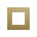 Marco para mecanismos IP44 de 1 elemento oro Simon 270