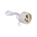 Porta-lâmpadas em cerâmica GU10 de 230 V, em branco, da