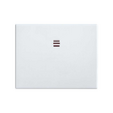 Tecla de 3 módulo con visor blanco Simon 82