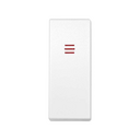 Tecla de 1 módulo con visor blanco Simon 82
