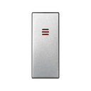 Tecla de 1 módulo con visor aluminio Simon 82
