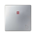 Tecla individual com visor e gravação luz alumínio Simon 82