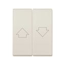 Double rocker for blinds mechanism ivory Simon 82 Centralisations
