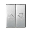 Tecla de 2 módulos para persianas aluminio Simon 82