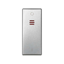 Rocker half element for two-pole switch with pilot light and I/O symbol aluminium Simon 82 Centralisations