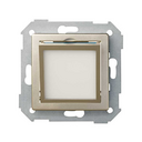 Pivoting plate with light beam orientation for courtesy light champagne Simon 82