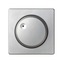 Plate for electronic rotary mechanisms with built-in red light aluminium Simon 82