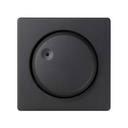 Plate for electronic rotary mechanisms with built-in red light graphite Simon 82