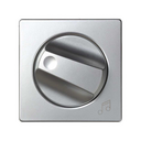 Plate for background music regulators with musical note symbol aluminium Simon 82