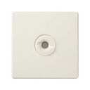 Cover for flush mount cylindrical fuse-holder mechanism 8x32 mm ivory Simon 82