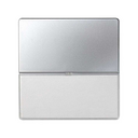 Tecla individual para mecanismos de mando con soporte para porta-rótulos aluminio Simon 82