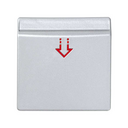 Tapa con visor para interruptor de tarjeta mecánico o electrónico aluminio Simon 82
