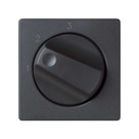 Cover for 2-way rotary switch with 3 positions and 1-2-3 symbol graphite Simon 82