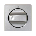 Enjoliveur commutateur rotatif 3 positions aluminium Simon 82 Detail