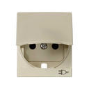 Hinged cover with safety device for German socket outlet ivory Simon 82 Centralisations