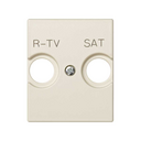 Cover for R/TV+SAT inductive sockets ivory Simon 82 Centralisations