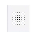 Tapa para timbre electrónico de 2 módulos blanco Simon 82