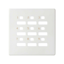 Plate for notification selector 9 zones white Simon 82