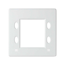Plate for electronic mechanisms with display white Simon 82