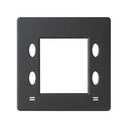 Plate for electronic mechanisms with display graphite Simon 82