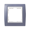 Frame for 1 element lilac interior white Simon 82