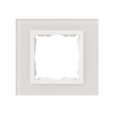 Frame for 1 element white glass interior white Simon 82 Nature