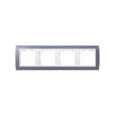 Frame for 4 elements lilac interior white Simon 82