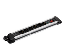 EXTRAPOWER POWER STRIP 6 SOCKETS 16A 250V + 2 USB WITH 1.5M 3G1.5 CABLE AND ALUMINUM PROTECTION SIMON