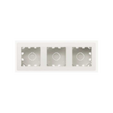 Compact Surface-mount Box 3 elements matt white Simon 270