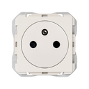 2P+T clean modular socket outlet 16A 250 V~ with screw terminal system matt white Simon 270
