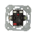 Push-button switch 10A 24V~ with built-in green LED and fast terminal connection system