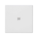 Tecla con visor para pulsador con función luminosa de 1 elemento blanco Simon K45