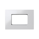 Frame, 3 half elements with frame holder for American box white Simon 27 Play
