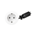 Kit Flash 60 consisting of schuko power socket end in Quick-connection connector white Simon 400