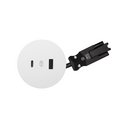 Kit Flash 60 consisting of USB A+C charger 18W end in Quick-connection connector white Simon 400