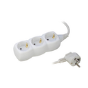 POWER STRIP 3 SOCKETS 16A 250V~ WHITE WITH 1.5M CABLE H05VV-F 3G1MM² SIMON BRICO