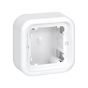 Low surface-mount box for 1 element white Simon 31